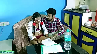 Indian teen student hot making love all over teacher for gulch mark&excl;&excl; Clear hindi audio